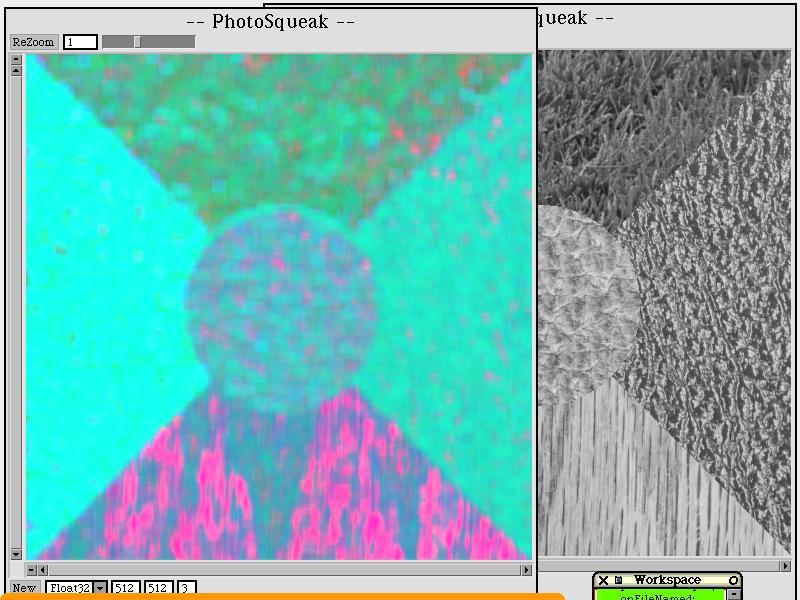 Texture Analysis (Haralick Parameters generated image)